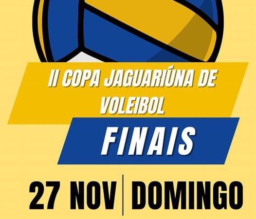 ÚLTIMAS FINAIS DA II COPA JAGUARIÚNA DE VOLEIBOL ACONTECEM NO DOMINGO