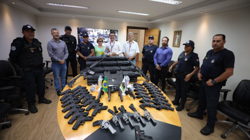 CIDADE DE AMPARO RECEBE NOVAS ARMAS.