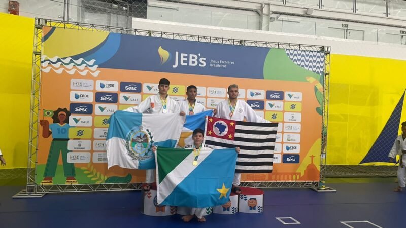 Judoca de Artur Nogueira medalha em Jogos Escolares Brasileiro