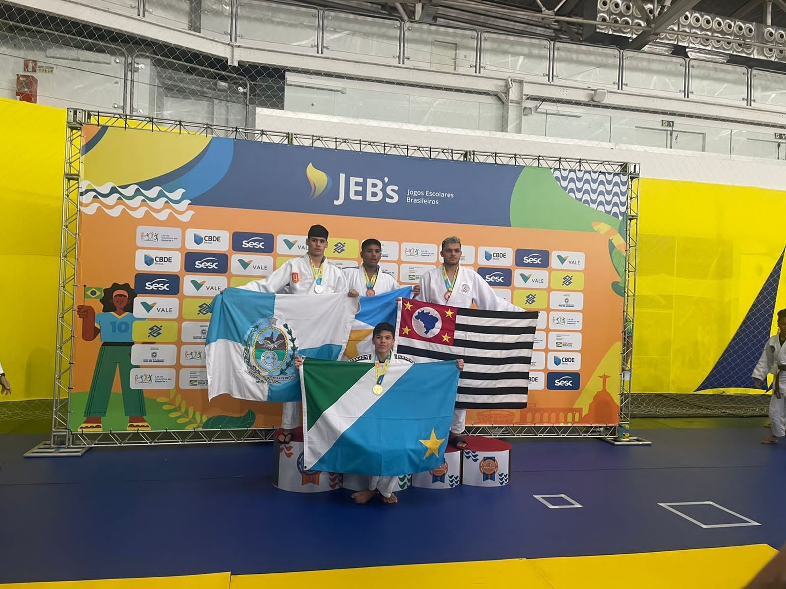 Judoca de Artur Nogueira medalha em Jogos Escolares Brasileiro