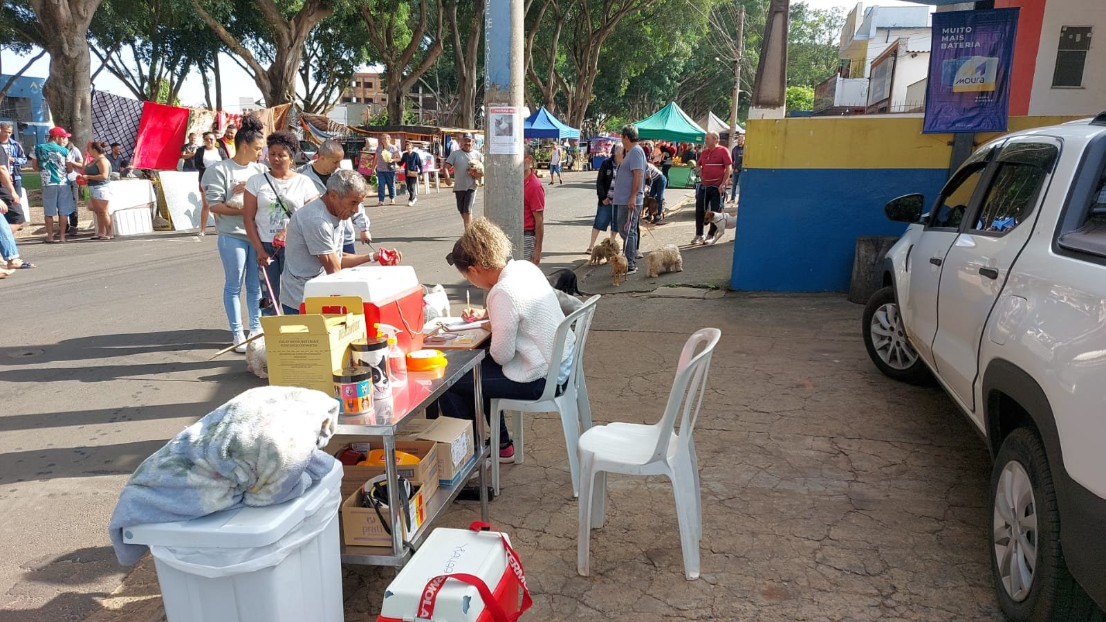 Bairro Blumenau recebe ponto de vacina contra raiva em Artur Nogueira