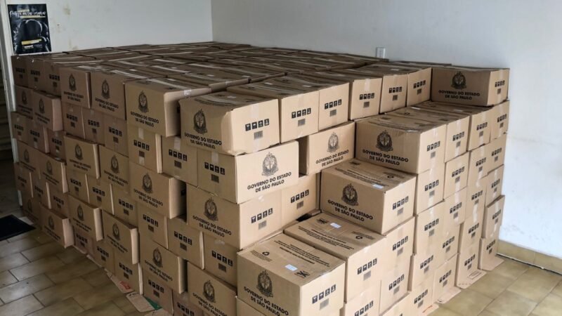 Fundo Social do Estado de São Paulo entregou 350 cestas de alimentos ao correspondente de Serra Negra
