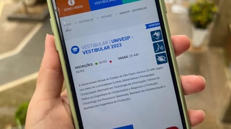 UNIVESP abre 45 vagas para graduação gratuita em Pedreira