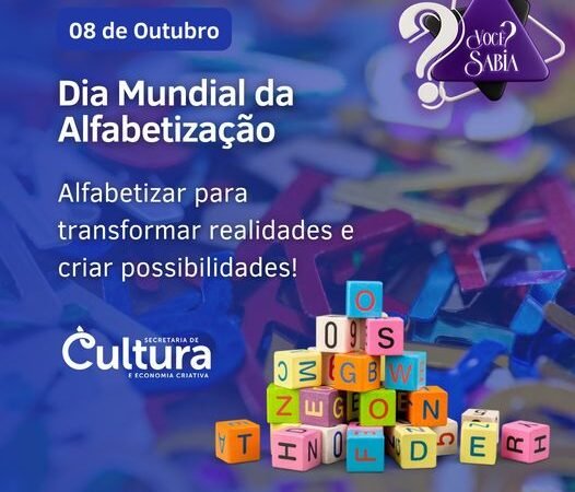 Você Sabia? Dia Mundial da Alfabetização: Desvendando o Poder das Palavras