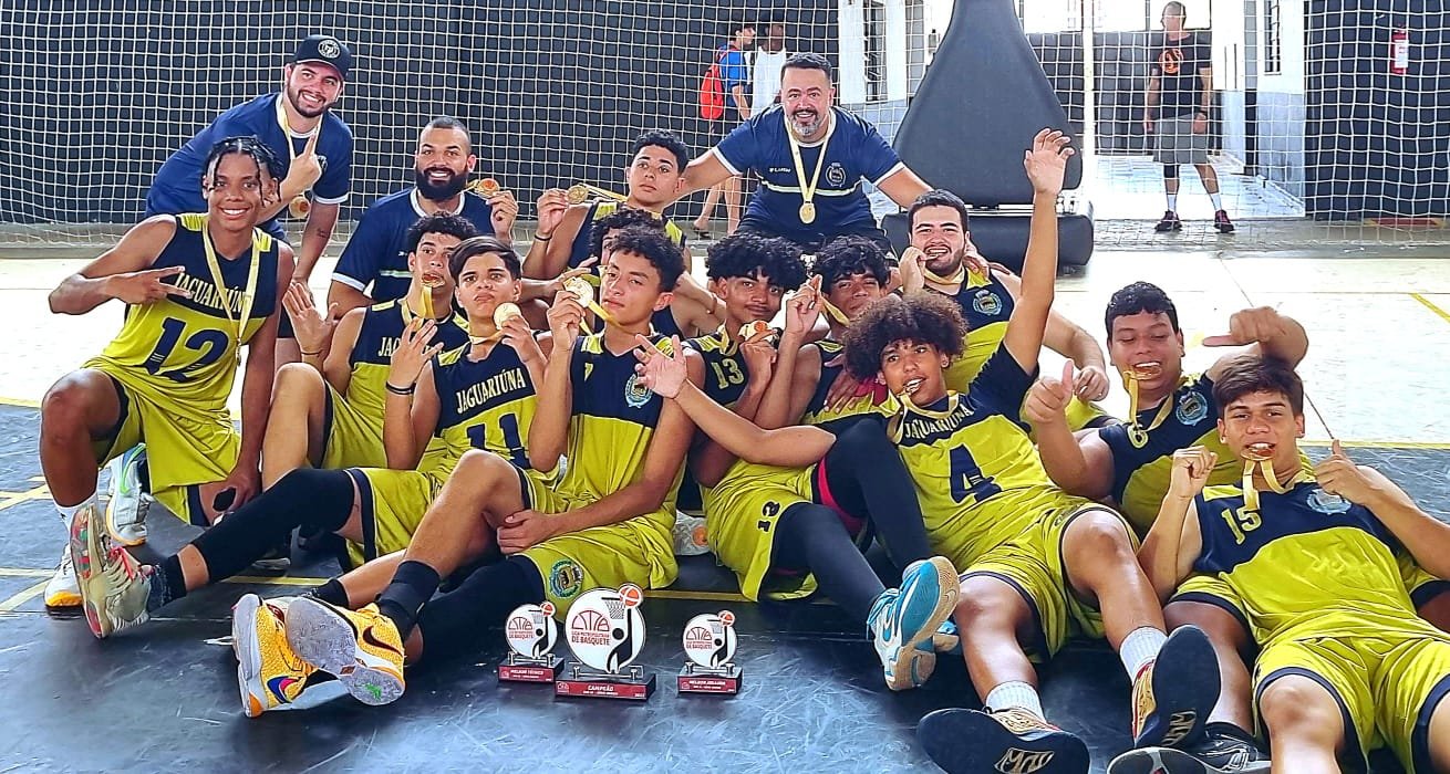 EQUIPE JAGUARIUNENSE SUB 16 DE BASQUETE É CAMPEÃ DA LIGA METROPOLITANA