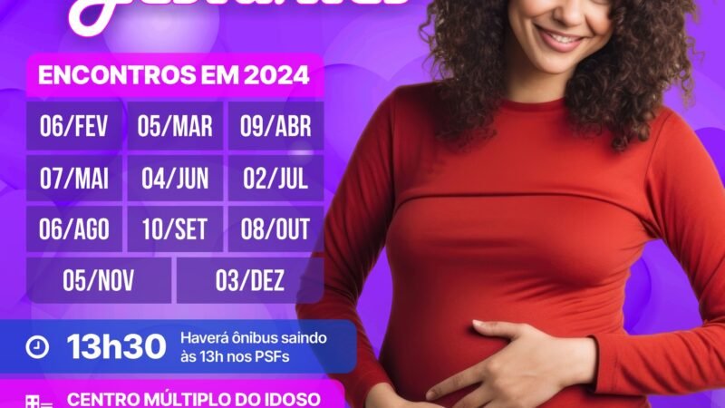 PREFEITURA PROMOVE MAIS UMA EDIÇÃO DO GRUPO DE GESTANTES