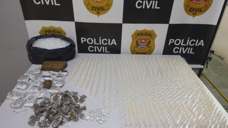 Polícia Civil apreende mais de 900 porções de drogas em Campinas