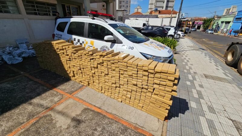 PM Rodoviária encontra uma tonelada de maconha dentro de caminhão em Guarantã