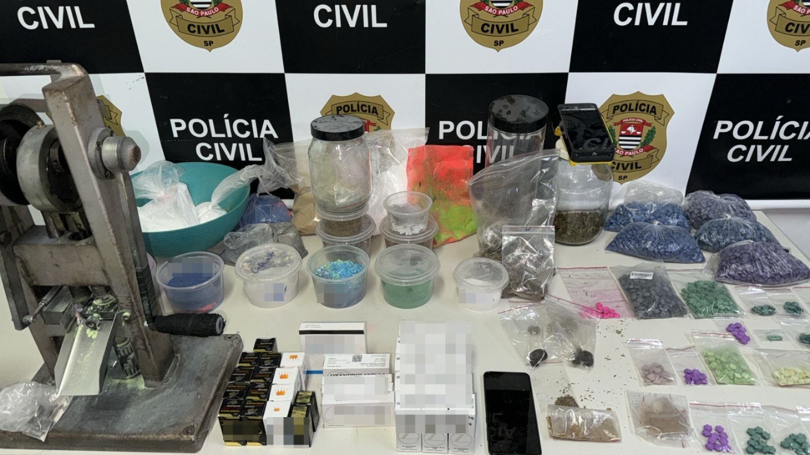 Dise fecha ‘fábrica’ de ecstasy em Jundiaí