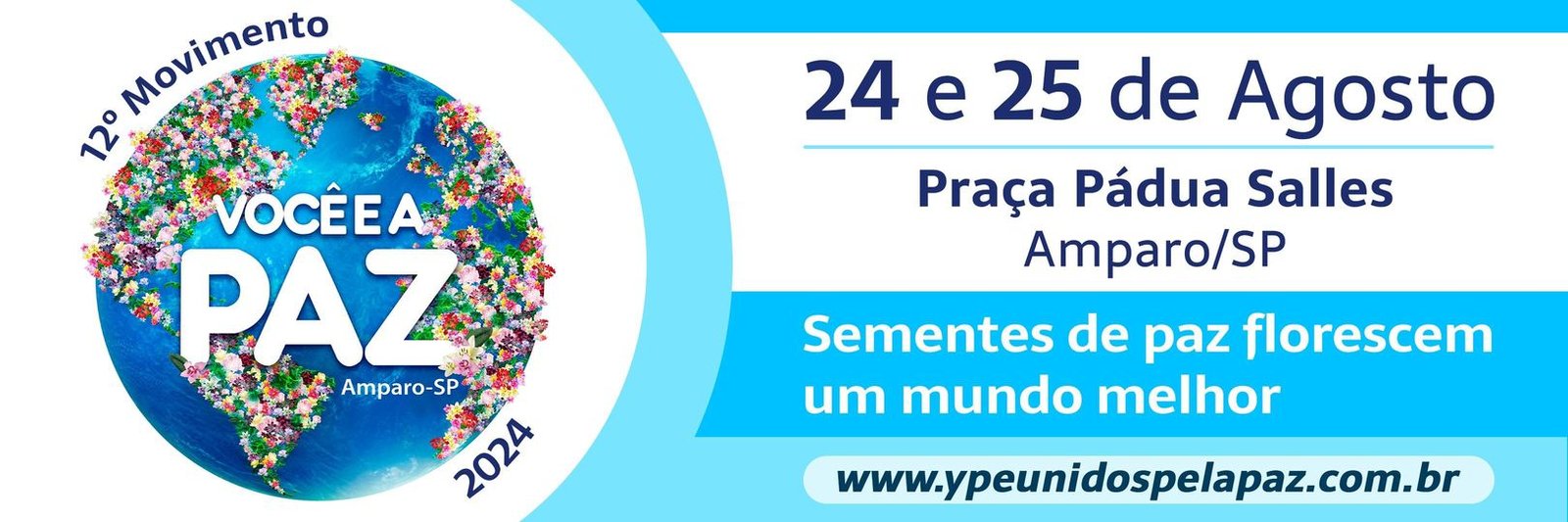 12ª edição do ‘Movimento Você e a Paz’ acontece em Amparo com programação especial de dois dias