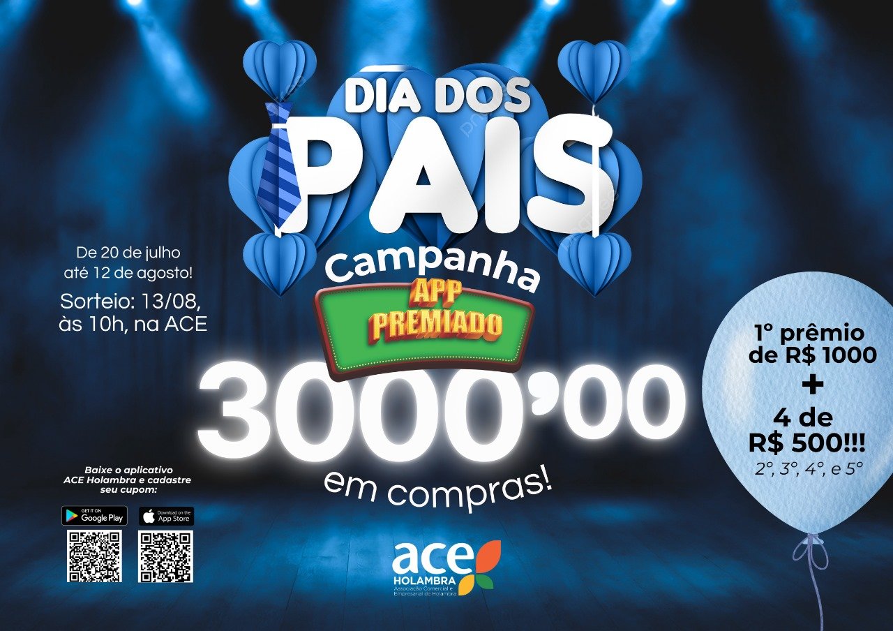 ÚLTIMOS DIAS PARA CADASTRAR CUPONS: CAMPANHA DOS PAIS TERMINA EM 12 DE AGOSTO