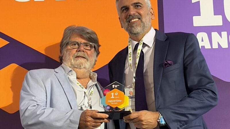 JAGUARIÚNA VENCE PELA 6ª VEZ O PRÊMIO CONNECTED SMART CITIES DE CIDADE MAIS INTELIGENTE E CONECTADA DO BRASILMunicípio também obtém 1º lugar nos eixos Educação, Saúde e Urbanismo e é a mais bem colocada da RMC no ranking nacional