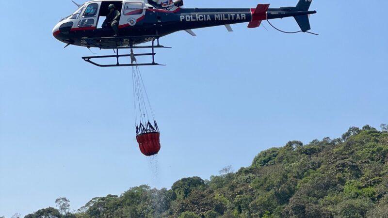 Combate a incêndios é ampliado em SP; helicópteros da PM chegam a 50 cidades