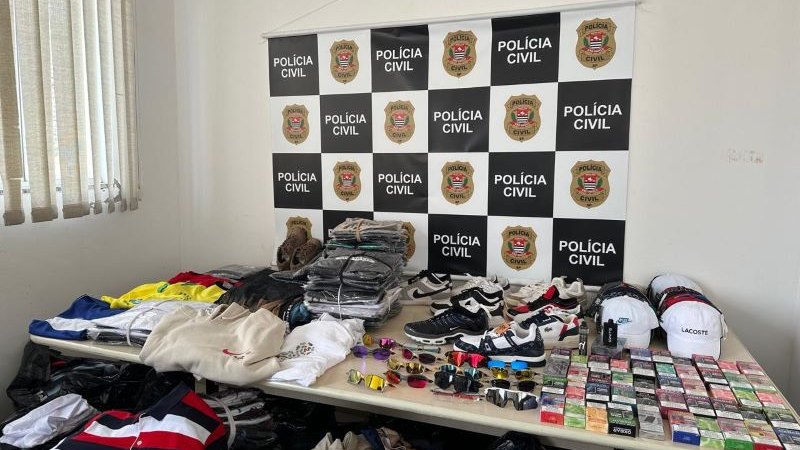 Polícia fecha loja de roupas falsificadas e cigarros eletrônicos em Itupeva