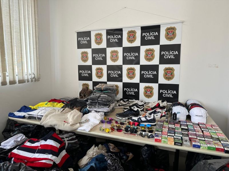 Polícia fecha loja de roupas falsificadas e cigarros eletrônicos em Itupeva