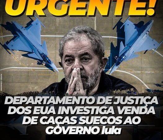 INVESTIGAÇÃO DO GOVERNO DOS ESTADOS UNIDOS – O Departamento de Justiça dos Estados Unidos abriu uma investigação para apurar o contrato fechado pelo Brasil em 2014 para a compra de 36 caças militares do modelo Gripen. A apuração é do blog de Fausto Macedo, do jornal O Estado de S. Paulo.