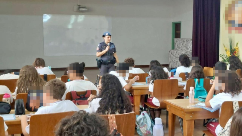 ‘Ensinar é levar esperança para um futuro melhor’, diz PM do Proerd de SP