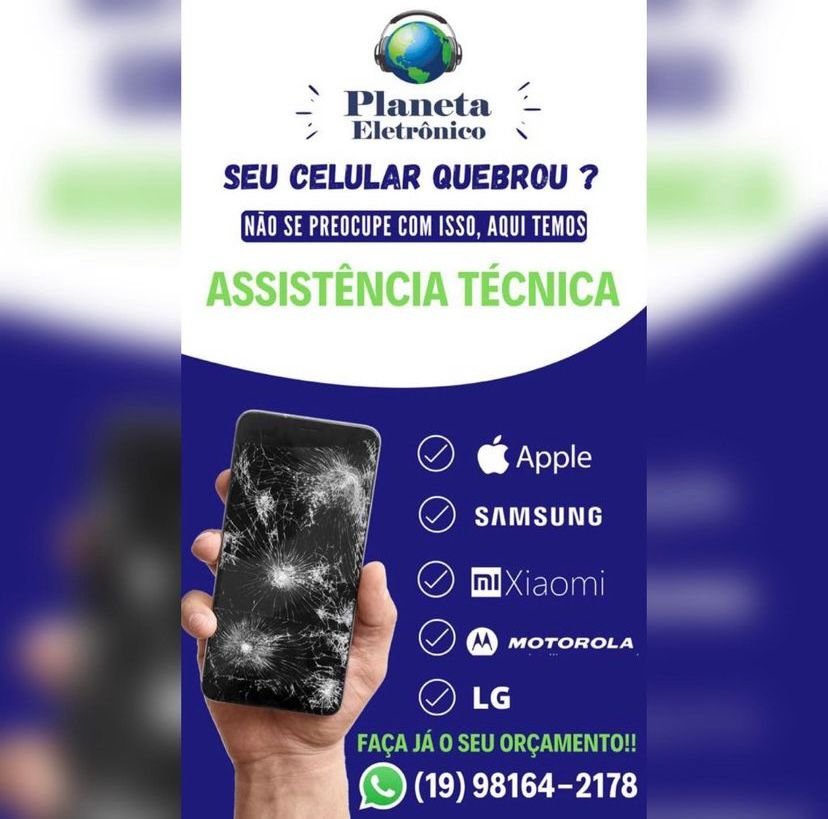 📱 Seu celular quebrou? Não se desespere! Nós consertamos com qualidade e rapidez! 🔧