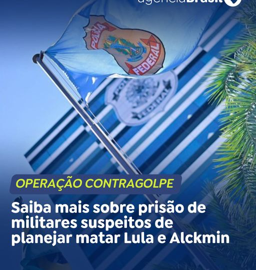 INVESTIGAÇÃO PF | A Polícia Federal investiga um grupo que planejava um atentado contra o presidente Lula e o vice-presidente Geraldo Alckmin. A ação, denominada “Punhal Verde e Amarelo”, foi projetada para ocorrer em 15 de dezembro de 2022.