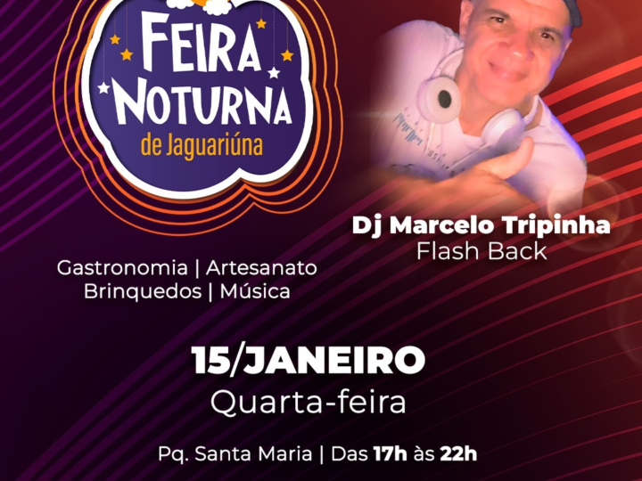 HOJE TEM FEIRA NOTURNA NO PARQUE SANTA MARIA