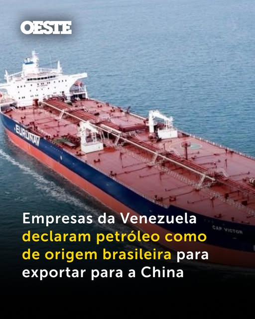 🚨 DENÚNCIA GRAVÍSSIMA: Petróleo venezuelano está sendo exportado como se fosse brasileiro para burlar sanções internacionais