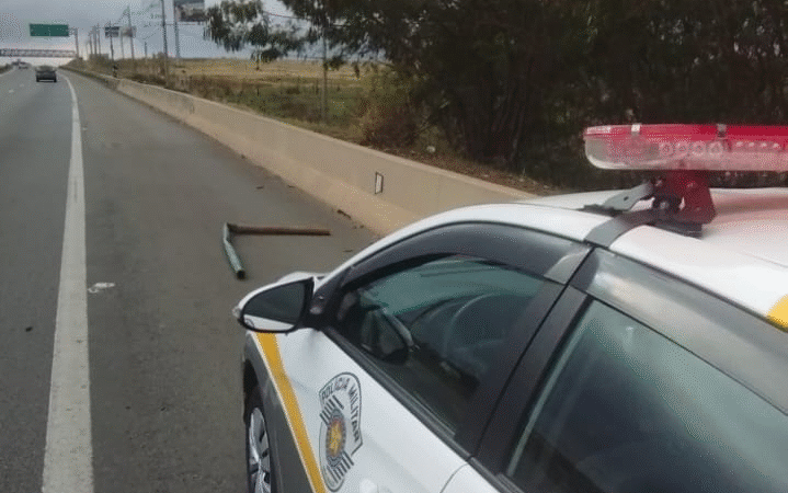 Policiamento Rodoviário prende dupla por furto de estrutura da Concessionária Rota das Bandeiras em Campinas