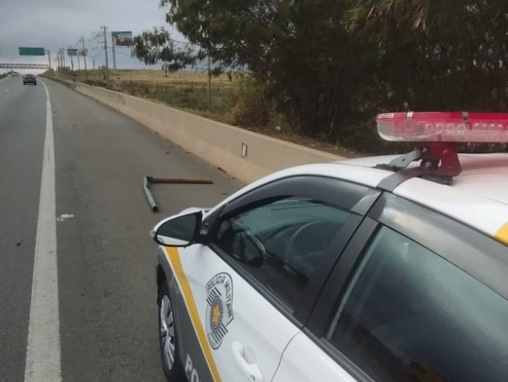 Policiamento Rodoviário prende dupla por furto de estrutura da Concessionária Rota das Bandeiras em Campinas