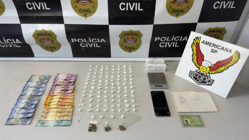 Polícia Civil deflagra Operação “Zanaga” e prende suspeito de tráfico em Americana
