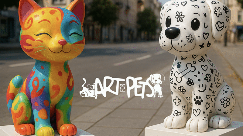 ART FOR PETS: Exposição de esculturas de cães e gatos vai ocupar a cidade de São Paulo em prol da causa animal 