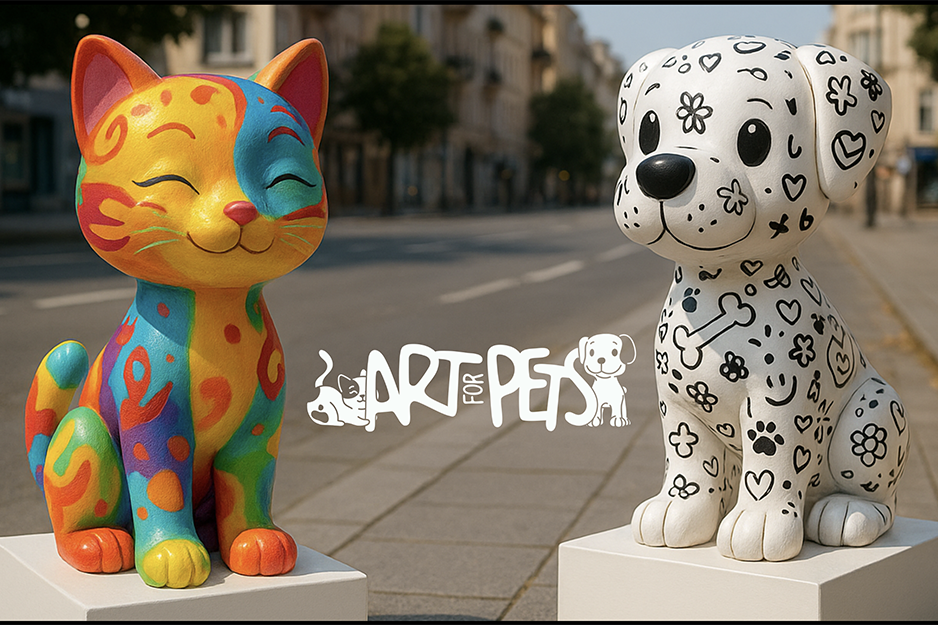 ART FOR PETS: Exposição de esculturas de cães e gatos vai ocupar a cidade de São Paulo em prol da causa animal 