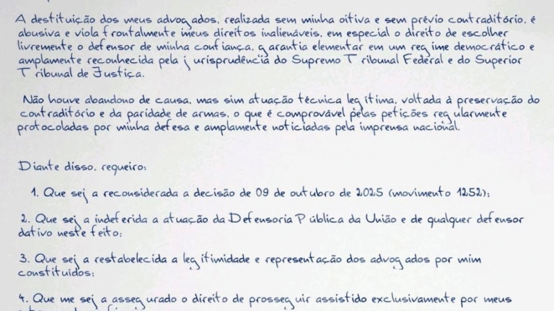 “NÃO IREMOS NOS CURVAR”: DEFESA DE FILIPE MARTINS REAGE A AÇÕES DE ALEXANDRE DE MORAES E FALA EM ABUSO DE PODER
