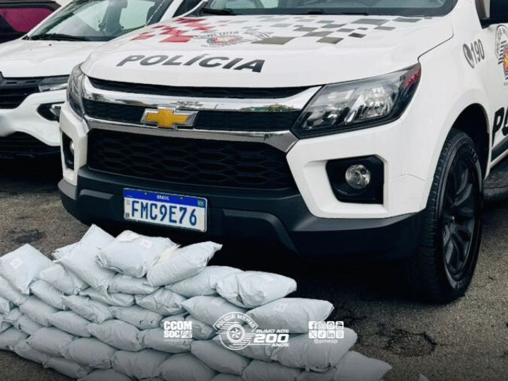 Polícia Militar apreende mais de 50 kg de drogas em Campinas