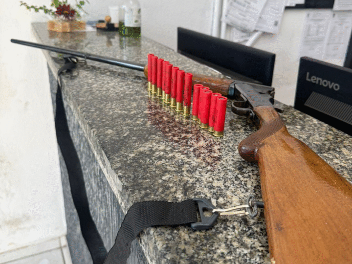 Mandado de busca e apreensão resulta na apreensão de arma de grosso calibre em Jaguariúna…..