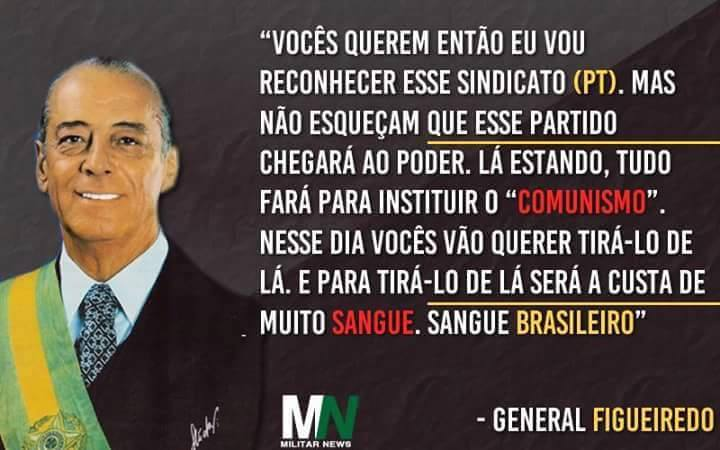 🇧🇷 O DIA EM QUE A PROFECIA DE FIGUEIREDO COMEÇOU A SE CUMPRIR