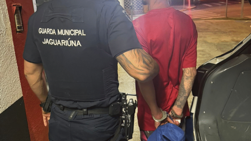 GUARDA CIVIL DE JAGUARIÚNA CAPTURA PROCURADO POR HOMICÍDIO DURANTE PATRULHAMENTO NA VILA GUILHERME