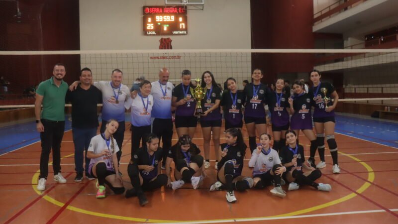 SERRA NEGRA – Vôlei Feminino Sub-14 da Prefeitura de Serra Negra conquistou o título da Copa ADR 2025