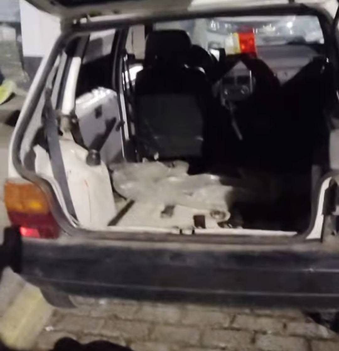 🚨 CENA INACREDITÁVEL EM SILVEIRAS: HOMEM É PRESO TRANSPORTANDO TRÊS VACAS DENTRO DE UM FIAT UNO