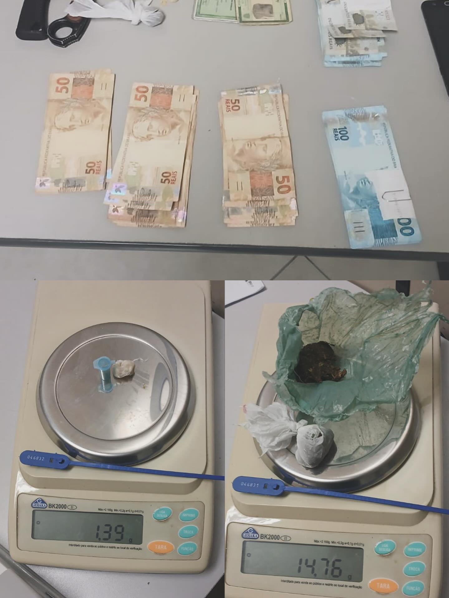 TRÊS PESSOAS SÃO PRESAS POR TRÁFICO DE DROGAS DURANTE CUMPRIMENTO DE MANDADO EM SERRA NEGRA