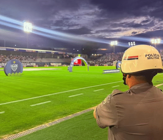 O 34º Batalhão de Polícia Militar do Interior atuou na segurança do jogo entre RB Bragantino e Atlético- MG, realizado neste domingo (16/11), válido pela 37ª rodada do Brasileirão.