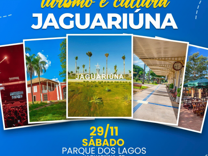 EXPOSIÇÃO ‘TURISMO E CULTURA DE JAGUARIÚNA’ NESTE SÁBADO NO PARQUE DOS LAGOS