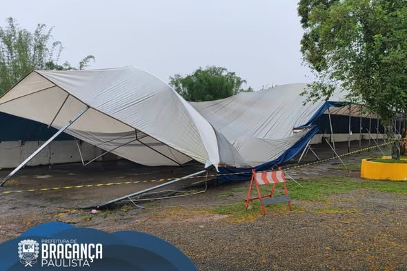 BRAGANÇA PAULISTA REGISTRA 34,8 MM DE CHUVA E VENTOS DE 65 KM/H; SECRETARIA DE SEGURANÇA E DEFESA CIVIL DIVULGA BALANÇO DAS OCORRÊNCIAS