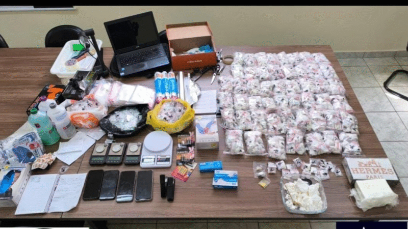 Polícia Militar apreende grande quantidade de drogas em Vinhedo e desmantela laboratório em Valinhos