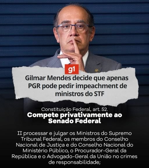 🇧🇷 CRISE INSTITUCIONAL: DECISÃO DE MINISTRO DO STF GERA ONDA DE INDIGNAÇÃO E EXPÕE INÉRCIA DO SENADO