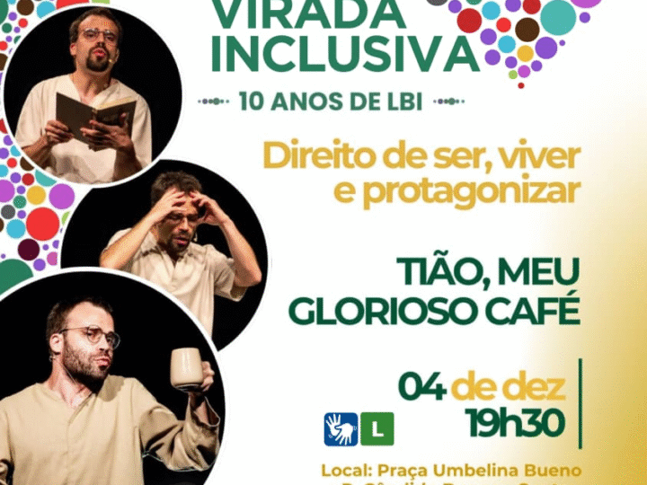 JAGUARIÚNA RECEBE A ‘VIRADA INCLUSIVA’ COM ESPETÁCULO GRATUITO NESTA QUINTA