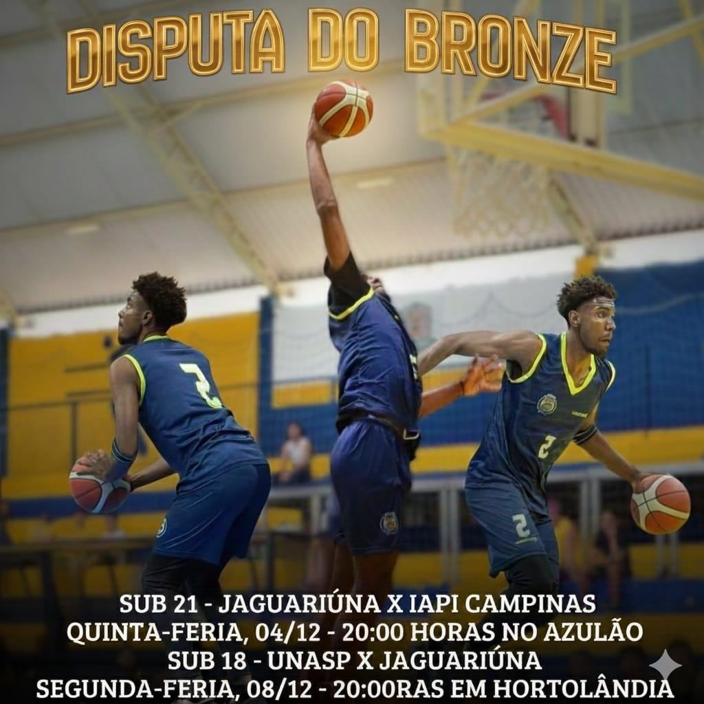 BASQUETE JAGUARIUNENSE LUTA PELO BRONZE NA LIGA METROPOLITANA