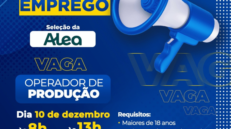 ALEA REALIZA MUTIRÃO DE EMPREGO DIA 10 NO PAT DE JAGUARIÚNA