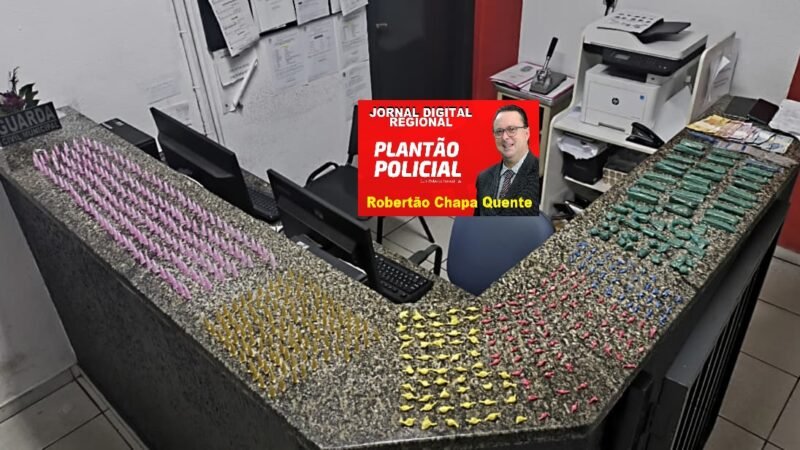 Guarda Civil Municipal prende três por tráfico de drogas em Santo Antônio de Posse