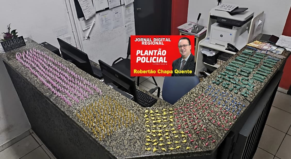 Guarda Civil Municipal prende três por tráfico de drogas em Santo Antônio de Posse