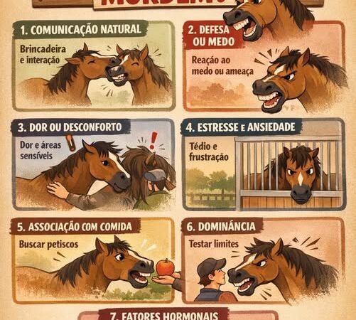Por que os cavalos mordem?