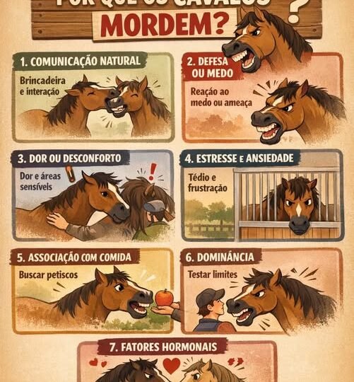 Por que os cavalos mordem?